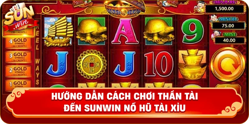 Hướng dẫn cách chơi Thần Tài Đến Sunwin nổ hũ tài xỉu